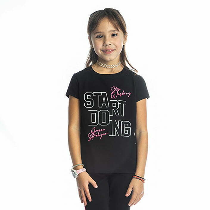 ΒΑΜΒΑΚΕΡΟ T-SHIRT START JOYCE ΜΑΥΡΟ 211508