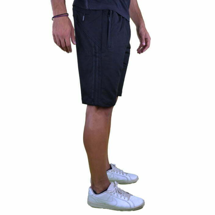 ΒΑΜΒΑΚΕΡΗ ΜΑΥΡΗ ΒΕΡΜΟΥΔΑ AXID PLUS SIZE STRIPES A810 - Image 5