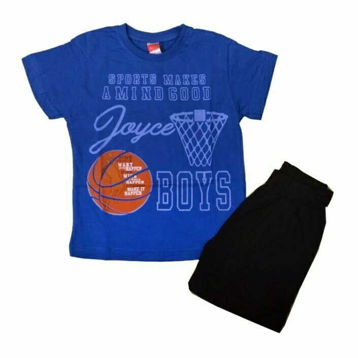 ΒΑΜΒΑΚΕΡΟ ΣΕΤ JOYCE BASKETBALL ΜΠΛΕ 81412