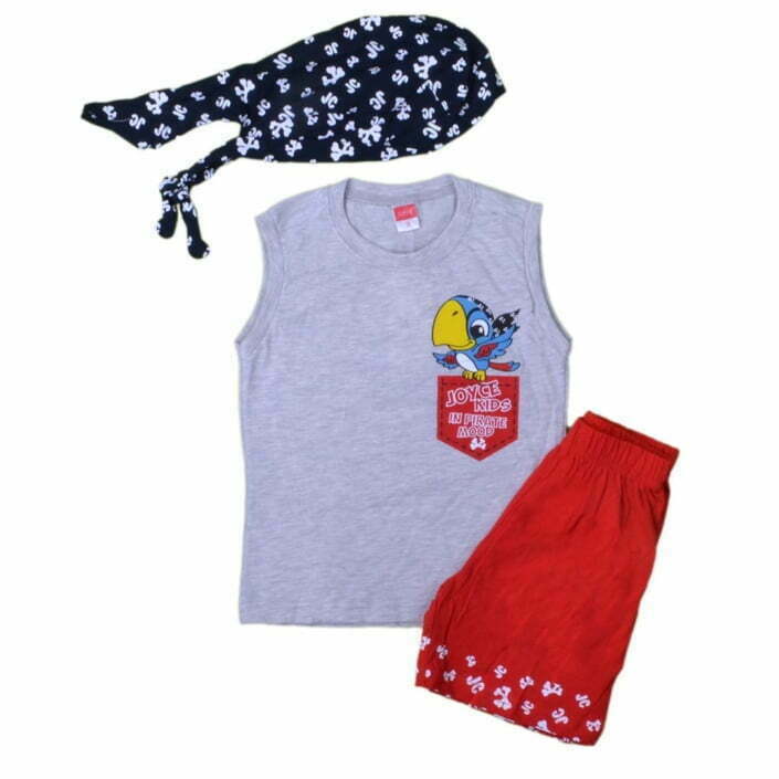 ΒΑΜΒΑΚΕΡΟ ΣΕΤ JOYCE PARROT ΓΚΡΙ 91322