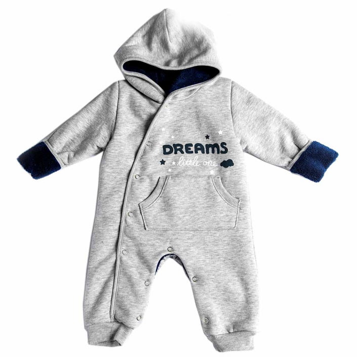 BEBE ΦΛΙΣ ΦΟΡΜΑΚΙ ΕΞΟΔΟΥ DREAMS HOOD ΓΚΡΙ 19421