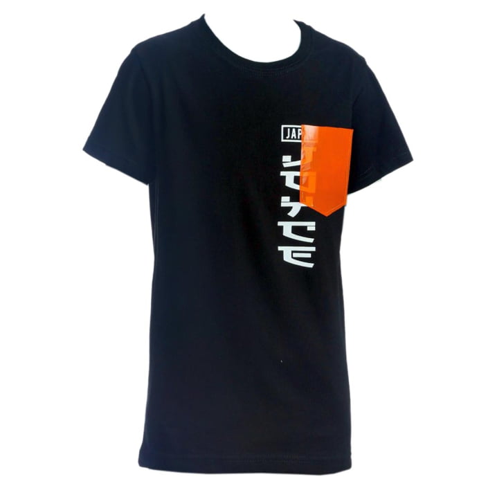 ΒΑΜΒΑΚΕΡΟ ΚΟΝΤΟΜΑΝΙΚΟ T-SHIRT JOYCE JAPAN ΜΑΥΡΟ 1393721