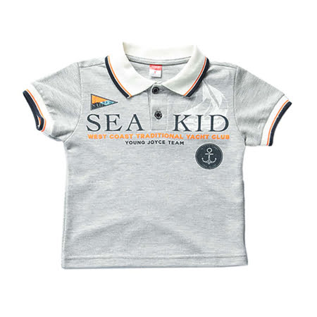 ΒΑΜΒΑΚΕΡΟ ΠΙΚΕ ΚΟΝΤΟΜΑΝΙΚΟ T-SHIRT POLO JOYCE SEA KID ΓΚΡΙ 201284