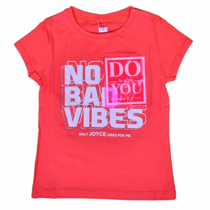 ΒΑΜΒΑΚΕΡΟ T-SHIRT JOYCE NO BAD ΚΟΡΑΛΙ 201382