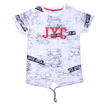 ΒΑΜΒΑΚΕΡΟ ΚΟΝΤΟΜΑΝΙΚΟ T-SHIRT JOYCE JYC ΑΣΠΡΟ 201479