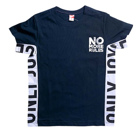 ΒΑΜΒΑΚΕΡΟ ΚΟΝΤΟΜΑΝΙΚΟ T-SHIRT JOYCE NO MORE RULES ΜΠΛΕ 201481