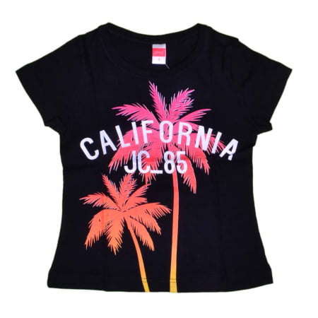 ΒΑΜΒΑΚΕΡΟ T-SHIRT JOYCE CALIFORNIA ΜΑΥΡΟ 7204