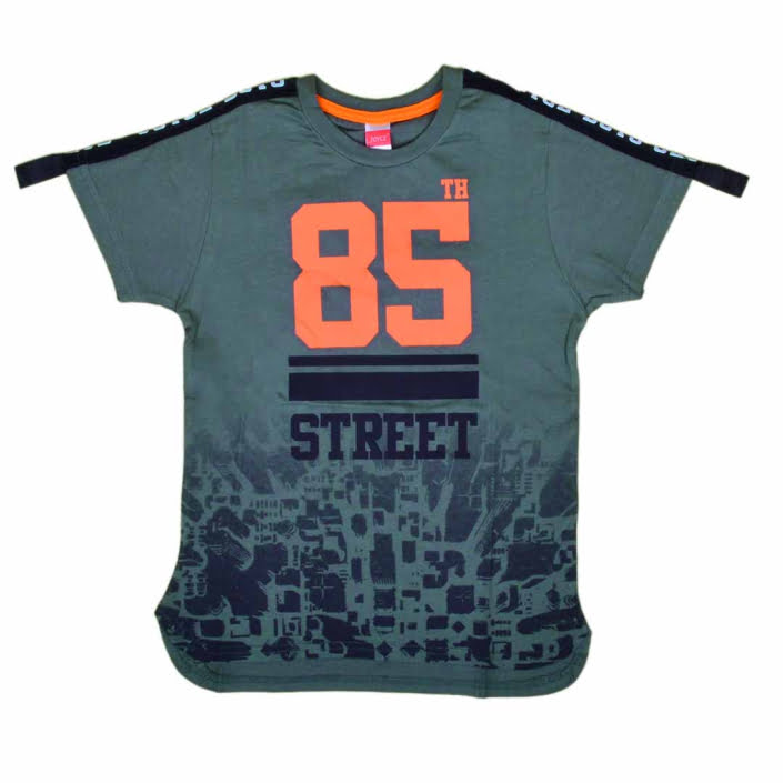 ΒΑΜΒΑΚΕΡΟ ΚΟΝΤΟΜΑΝΙΚΟ T-SHIRT JOYCE 85TH ΧΑΚΙ 8308