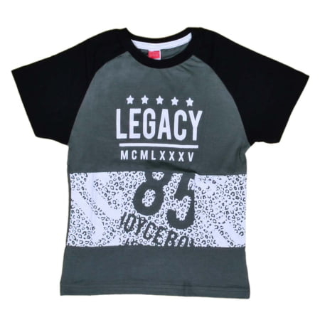 ΒΑΜΒΑΚΕΡΟ ΚΟΝΤΟΜΑΝΙΚΟ T-SHIRT JOYCE LEGACY ΧΑΚΙ 8309