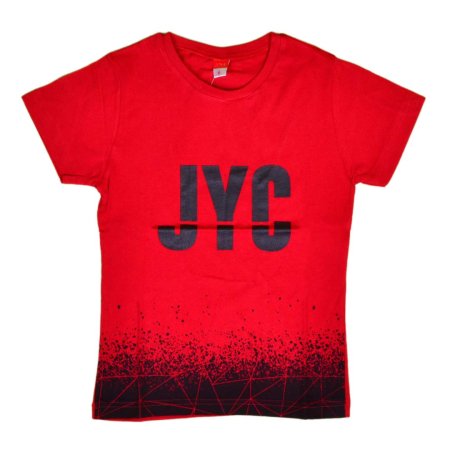 ΒΑΜΒΑΚΕΡΟ ΚΟΝΤΟΜΑΝΙΚΟ T-SHIRT JOYCE JYC ΚΟΚΚΙΝΟ 91506