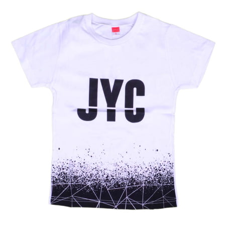 ΒΑΜΒΑΚΕΡΟ ΚΟΝΤΟΜΑΝΙΚΟ T-SHIRT JOYCE JYC ΑΣΠΡΟ 91506