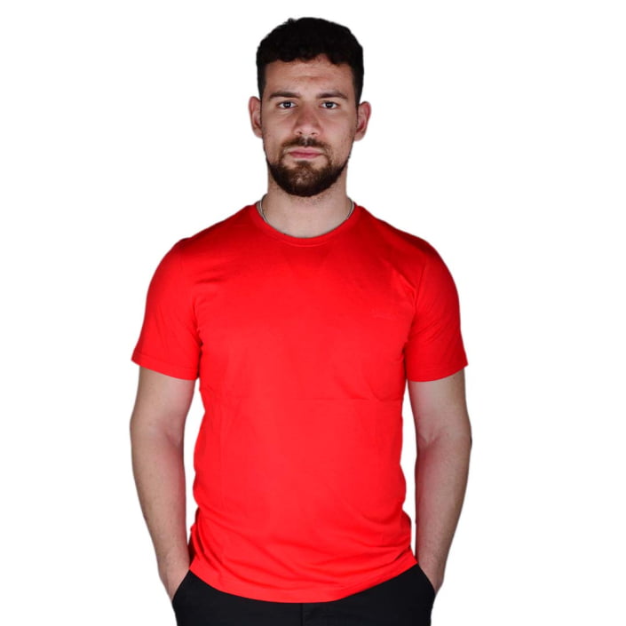 ΑΝΔΡΙΚΟ ΒΑΜΒΑΚΕΡΟ T-SHIRT PACO BASIC ΚΟΚΚΙΝΟ 2331800