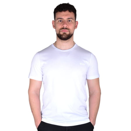 ΑΝΔΡΙΚΟ ΒΑΜΒΑΚΕΡΟ T-SHIRT PACO BASIC ΑΣΠΡΟ 2331800