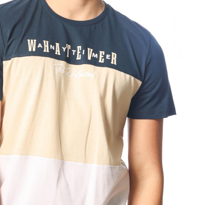 ΑΝΔΡΙΚΟ ΒΑΜΒΑΚΕΡΟ T-SHIRT PACO WHATEVER ΜΠΕΖ 2331006 - Image 3