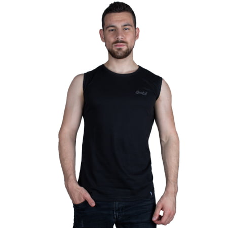 ΑΝΔΡΙΚΟ ΒΑΜΒΑΚΕΡΟ ΑΜΑΝΙΚΟ PACO TANK TOP ΜΑΥΡΟ 2331804