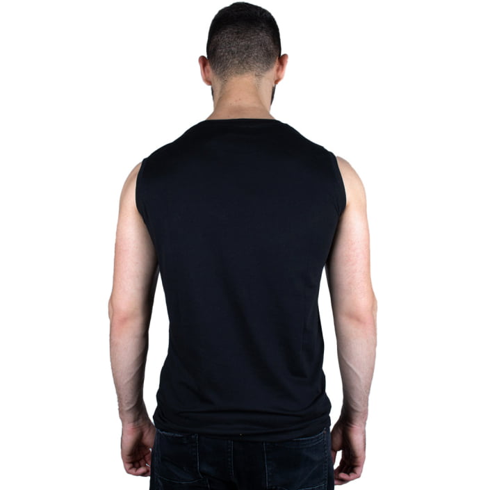 ΑΝΔΡΙΚΟ ΒΑΜΒΑΚΕΡΟ ΑΜΑΝΙΚΟ PACO TANK TOP ΜΑΥΡΟ 2331804