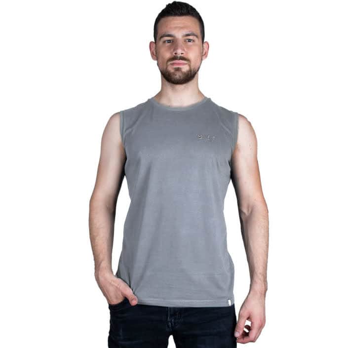 ΑΝΔΡΙΚΟ ΒΑΜΒΑΚΕΡΟ ΑΜΑΝΙΚΟ PACO TANK TOP ΓΚΡΙ 2331804