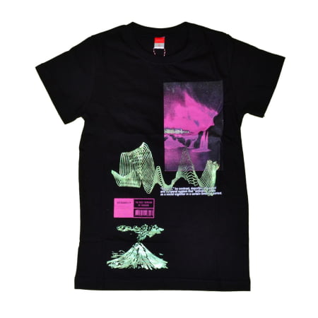 ΒΑΜΒΑΚΕΡΟ ΚΟΝΤΟΜΑΝΙΚΟ T-SHIRT JOYCE VOLCANO ΜΑΥΡΟ 2313952