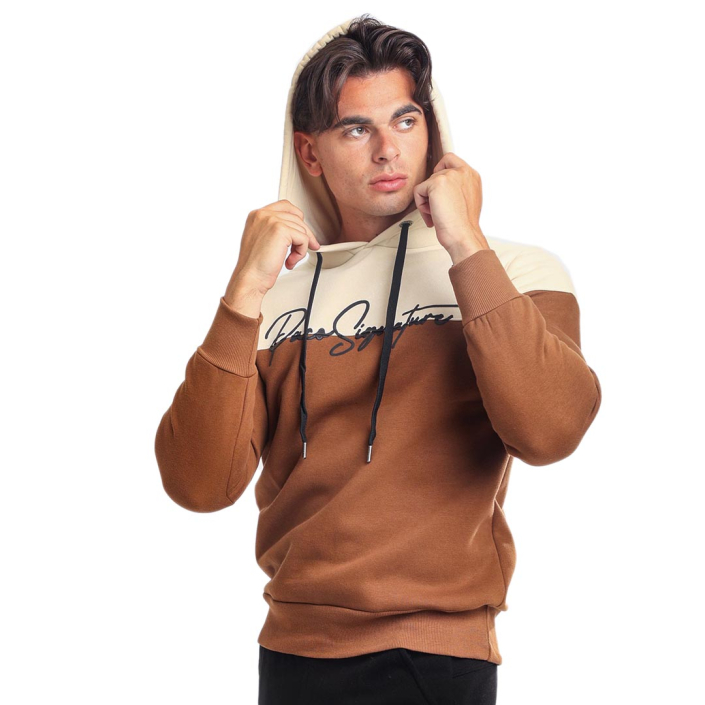 ΑΝΔΡΙΚΗ ΦΟΥΤΕΡ ΜΑΚΡΥΜΑΝΙΚΗ ΜΠΛΟΥΖΑ PACO SIGNATURE HOOD ΚΑΦΕ 2381077