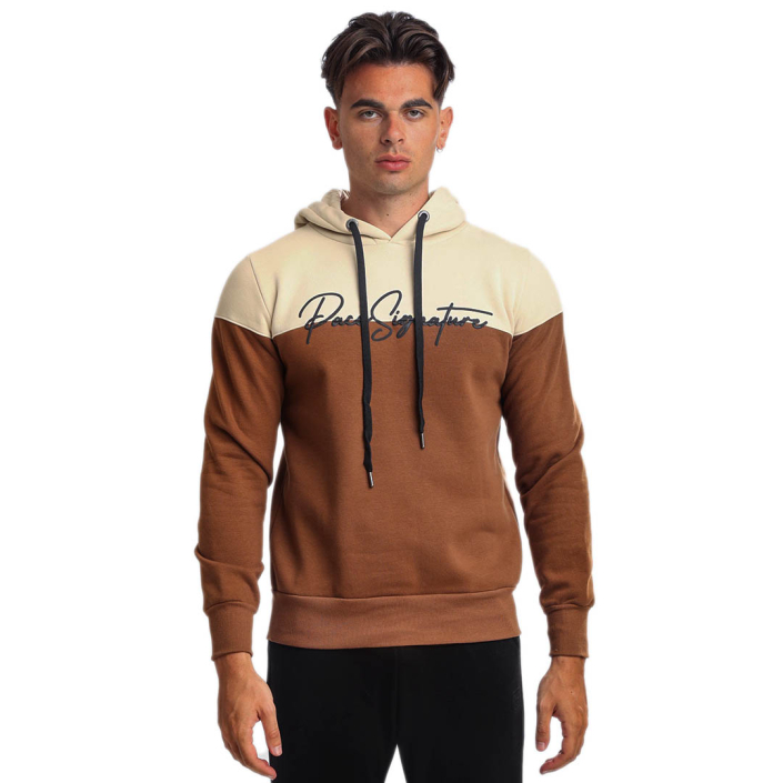 ΑΝΔΡΙΚΗ ΦΟΥΤΕΡ ΜΑΚΡΥΜΑΝΙΚΗ ΜΠΛΟΥΖΑ PACO SIGNATURE HOOD ΚΑΦΕ 2381077