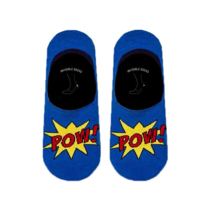 AXID Αόρατη Κάλτσα με Σχέδια Pow!