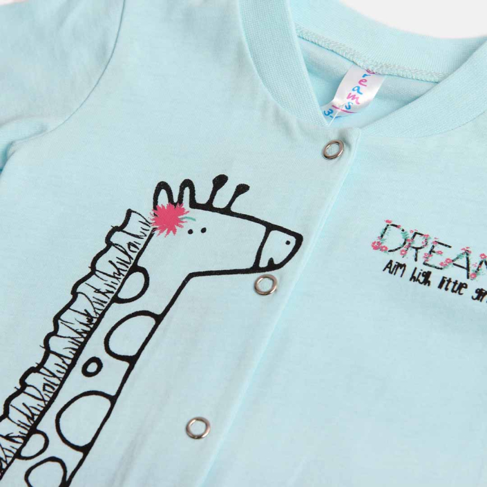 BEBE ΒΑΜΒΑΚΕΡΟ ΦΟΡΜΑΚΙ ΓΙΑ ΚΟΡΙΤΣΙ DREAMS GIRAFFE ΓΑΛΑΖΙΟ 2321202