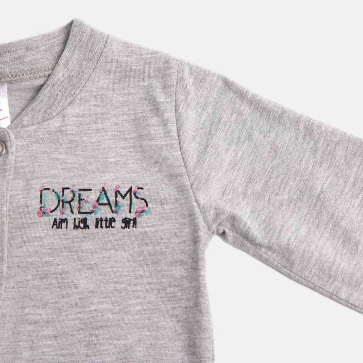 BEBE ΒΑΜΒΑΚΕΡΟ ΦΟΡΜΑΚΙ ΓΙΑ ΚΟΡΙΤΣΙ DREAMS GIRAFFE ΓΚΡΙ 2321202