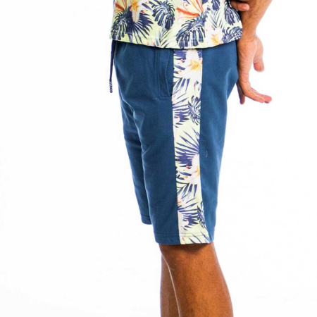 ΒΑΜΒΑΚΕΡΗ ΑΝΔΡΙΚΗ ΒΕΡΜΟΥΔΑ PACO SIDE FLORAL ΜΠΛΕ ΡΑΦ 13475