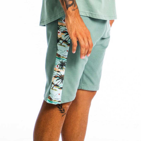 ΒΑΜΒΑΚΕΡΗ ΑΝΔΡΙΚΗ ΒΕΡΜΟΥΔΑ PACO SIDE FLORAL ΦΥΣΤΙΚΙ 13475