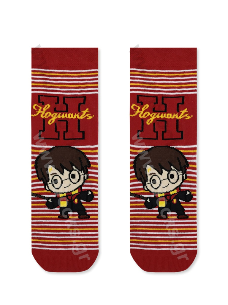 WARNER BROS Βαμβακερή Παιδική Κάλτσα με Σχέδια Harry Potter