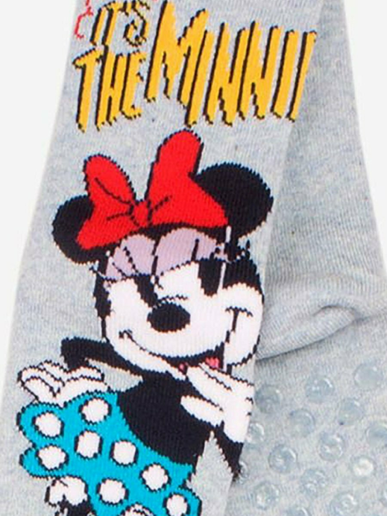 DISNEY Παιδική Πετσετέ Κάλτσα Minnie Mouse με Αντιολισθητικές Πατούσες - Image 3