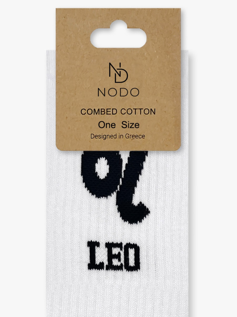 NODO Βαμβακερή Κάλτσα με Σχέδια Leo - Image 3