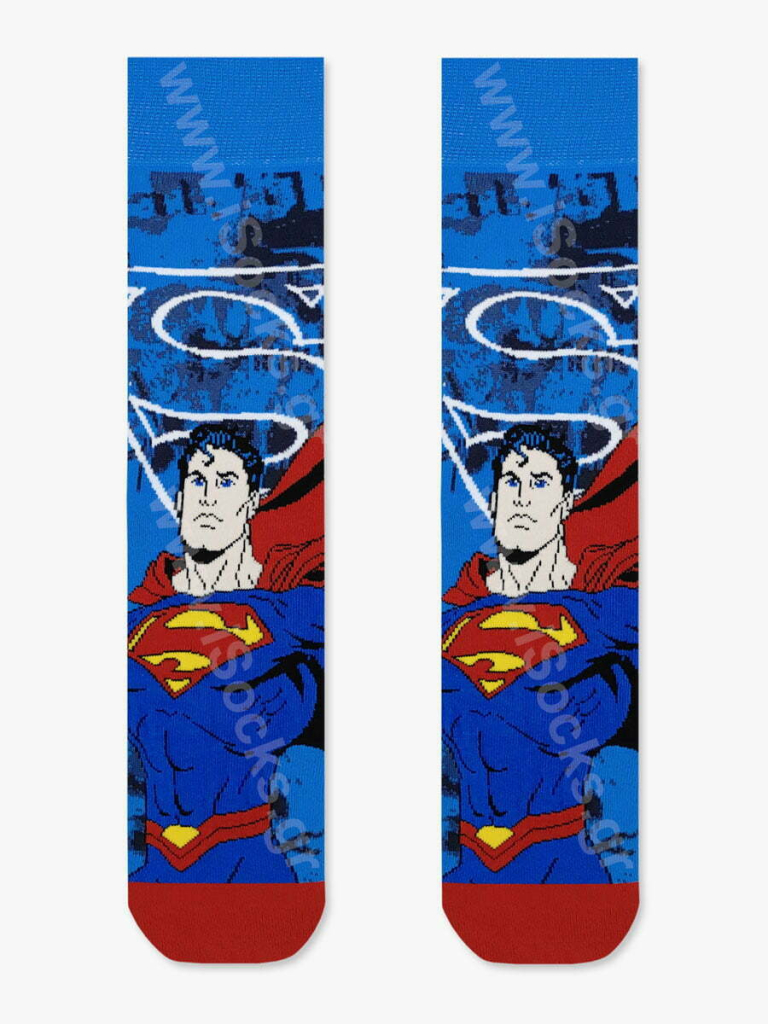 DC Βαμβακερή Κάλτσα με Σχέδια Superman