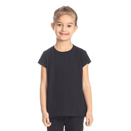 ΒΑΜΒΑΚΕΡΟ ΚΟΝΤΟΜΑΝΙΚΟ T-SHIRT ΓΙΑ ΚΟΡΙΤΣΙ JOYCE BASIC ΜΑΥΡΟ 2463950