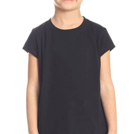 ΒΑΜΒΑΚΕΡΟ ΚΟΝΤΟΜΑΝΙΚΟ T-SHIRT ΓΙΑ ΚΟΡΙΤΣΙ JOYCE BASIC ΜΑΥΡΟ 2463950