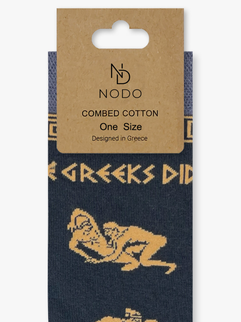 NODO Βαμβακερή Κάλτσα με Σχέδια Do It Like The Greeks Did - Image 3