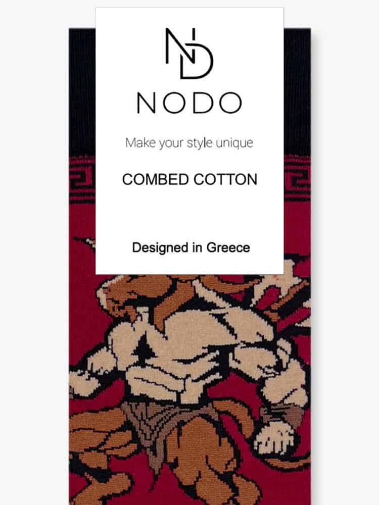 NODO Βαμβακερή Κάλτσα με Σχέδια Minotaur - Image 3
