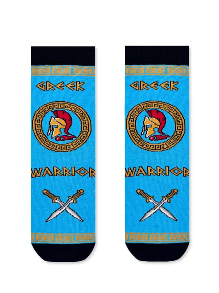 NODO Βαμβακερή Παιδική Κάλτσα με Σχέδια Warrior - Image 4
