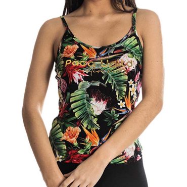 ΓΥΝΑΙΚΕΙΟ ΒΙΣΚΟΖ ΤΙΡΑΝΤΕ T-SHIRT PACO FLOWERS ΠΡΑΣΙΝΟ 213147