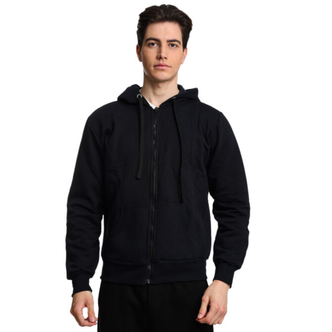 ΒΑΜΒΑΚΕΡΗ ΑΝΔΡΙΚΗ ΖΑΚΕΤΑ ΜΕ ΧΝΟΥΔΙ PACO BASIC JACKET ΜΑΥΡΟ 2481881