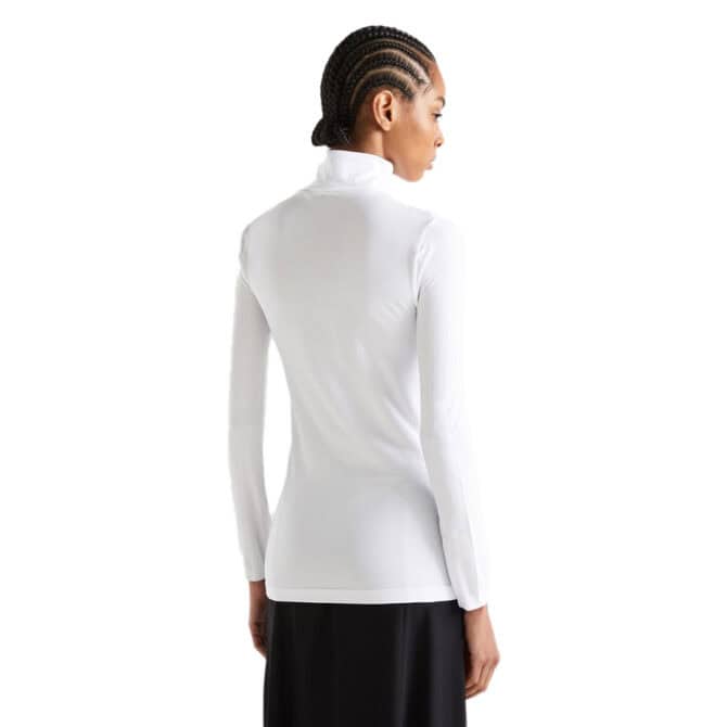 ΒΑΜΒΑΚΕΡΗ ΓΥΝΑΙΚΕΙΑ ΜΠΛΟΥΖΑ ΖΙΒΑΓΚΟ PACO BASIC TURTLENECK ΑΣΠΡΟ 2482816