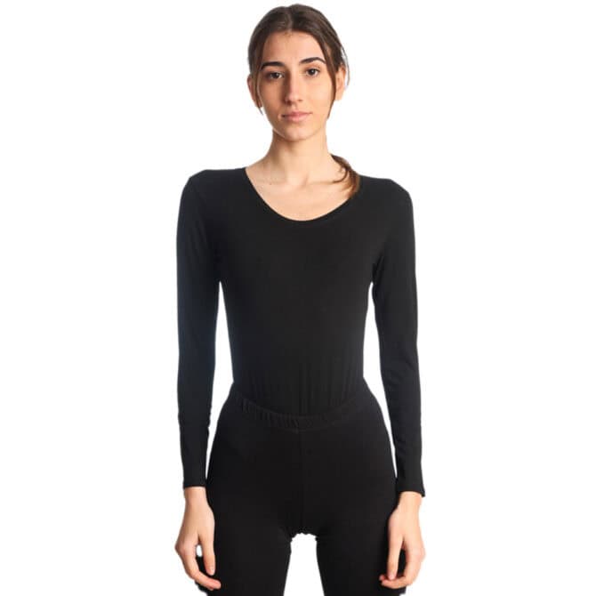 ΒΑΜΒΑΚΕΡΟ ΓΥΝΑΙΚΕΙΟ ΚΟΡΜΑΚΙ BRAZIL PACO LONG SLEEVE ΜΑΥΡΟ 2497002