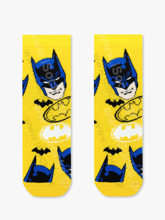 DC Πετσετέ Παιδική Κάλτσα Batman με Αντιολισθητικές Πατούσες