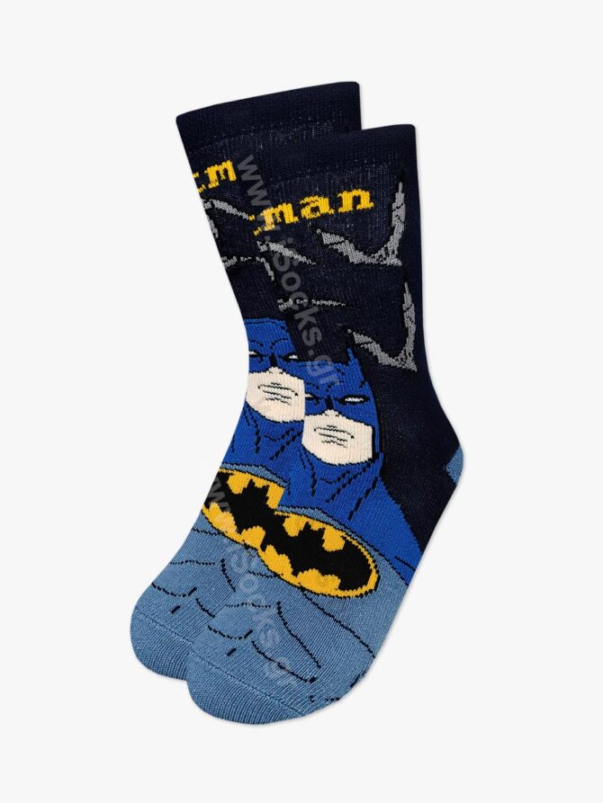 DC Πετσετέ Παιδική Κάλτσα Batman με Αντιολισθητικές Πατούσες - Image 2