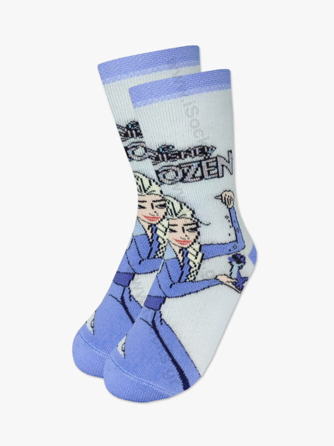 DISNEY Παιδική Πετσετέ Κάλτσα Frozen με Αντιολισθητικές Πατούσες - Image 2