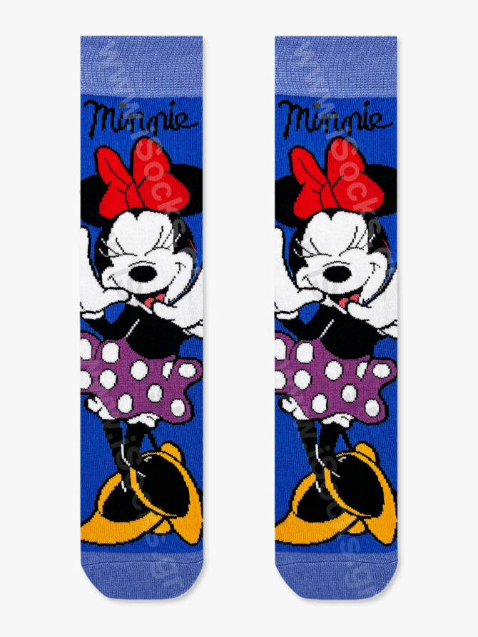 Κάλτσα Βαμβακερή με Σχέδια Minnie Mouse DISNEY