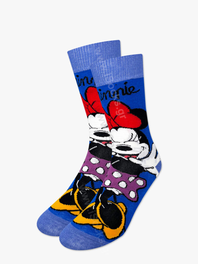 Κάλτσα Βαμβακερή με Σχέδια Minnie Mouse DISNEY - Image 2