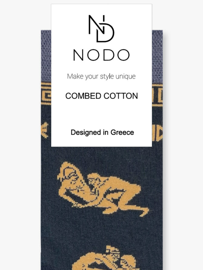 NODO Βαμβακερή Κάλτσα με Σχέδια Do It Like The Greeks Did - Image 4