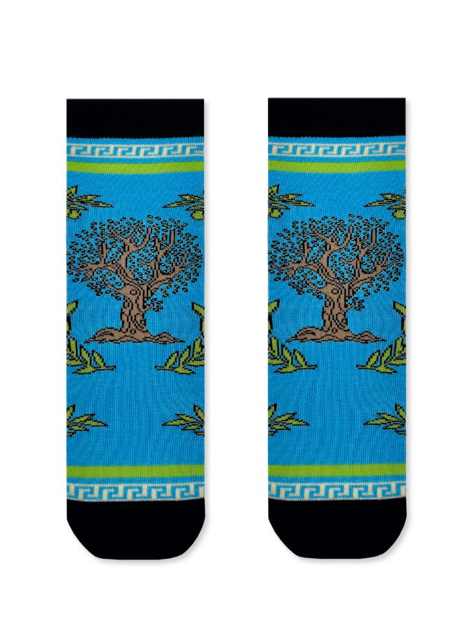 NODO Βαμβακερή Παιδική Κάλτσα με Σχέδια Olive Tree