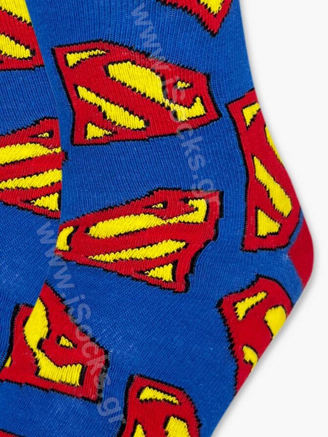 Κάλτσα Βαμβακερή με Σχέδια Superman DC - Image 3